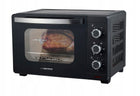 Mini piekarnik piecyk elektryczny z termoobiegiem do pieczenia 25l 1600W 25 l 1600 w czarny