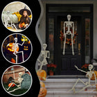 SZKIELET WISZĄCY MODEL KOŚCIOTRUP DEKORACJA SKELETON NA HALLOWEEN 90 CM plastikowa ozdoba, straszak do domu i na imprezę