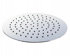 Deszczownica prysznicowa srebrna okrągła chrom natryskowa okrągła 25cm slim głowica do kabiny łazienkowej, talerzowy