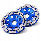 2x tarcza diamentowa do szlifowania betonu segmentowa garnkowa 125mm frez cegła, ceramika, kamień, płyty cementowe