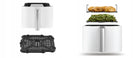 Frytkownica beztłuszczowa Ninja Double Stack XL 9,5 L SL400EUWH 2470 w biały
