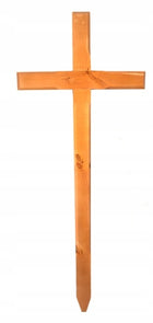 Krzyż drewniany na cmentarz- Krzyż cmentarny Nagrobny- 120cm do mogiły, symbol pamięci, miejsce pochówku