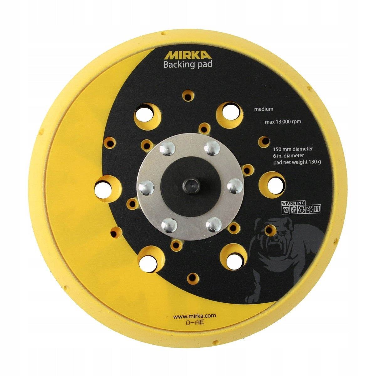 Talerz szlifierski Mirka 150mm 51H 5/16" tarcza ścierna do betonu komórkowego, zestaw 3 sztuki