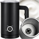 Spieniacz do mleka kawy podgrzewacz elektryczny 4 tryby 500W 625ml 4W1 dzbankowy do cappuccino latte czarny