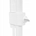 Lampa Stojąca Podłogowa Biała Regulowana 170cm Na 2x E27 LED + Włącznik do salonu sypialni pokoju dziecięcego