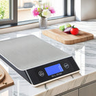 Waga kuchenna elektroniczna 7 jednostek 10KG/1G stal nierdzewna LCD baterie do ważenia żywności, tarowanie