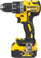 Wkrętarka akumulatorowa DeWalt DCD791P2 zestaw walizka akumulator wiertarko-wkrętarka bezszczotkowa 18 V 5 Ah 70 Nm do