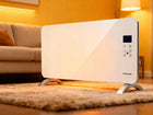 GRZEJNIK PREMIUM 2000W Elektryczny Konwektorowy Szklany PANEL WIFI PILOT 920 mm 430 mm grzewcza biały
