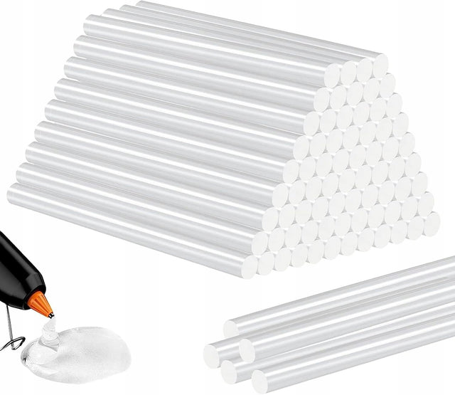 Klej do pistoletu na gorąco wkłady klejowe mocny bezbarwny 1kg 11mm 42szt 250 mm 11 mm /Wzór 42 szt.