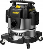 Dewalt odkurzacz przemysłowy bezworkowy inox + mega SET do czyszczenia auta warsztatowy, garażowy, zbiornik 20 l, moc