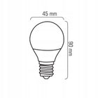 Zestaw 10x Żarówka LED E27 8W=60W 806lm 160° Nie Mruga Premium Ciepła 3000K kulista kulka do lamp i opraw domowych