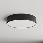 Lampa sufitowa Plafon cleo 400 Czarny 40 cm E27 oprawa okrągła, maksymalna moc źródła światła 24 w