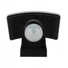Lampa Zewnętrzna LED 30W Czujnik Ruchu i Zmierzchu Regulacja Halogen Czarny naświetlacz reflektor ogrodowy IP65 2200 lm