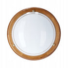 Plafon Candellux 1030 okrągły drewniany dąb 30 cm E27 lampa sufitowa, beżowa oprawa bez żarówki