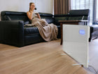 Grzejnik elektryczny na podczerwień IR WIFI TUYA wiszący szklany biały 500W 500 W