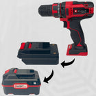 ADAPTER PRZEJŚCIÓWKA Z EINHELL 18V DO BATERII AKUMULATORA PARKSIDE V20X 18V konwerter systemu zasilania do narzędzi