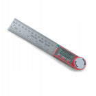Metalowy kątomierz elektroniczny cyfrowy z ekranem LCD 200mm 360° + baterie miernik kąta do pomiarów, dokładność 0,3°