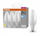 3szt. żarówka LED osram świeczka E14 B35 5,5W (60W) 806lm 4000K neutralna źródło światła do żyrandola, kinkietu i lamp