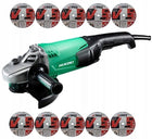 Szlifierka Kątowa 230mm 2200W HiKoki G23SWU2 przecinarka do metalu, narzędzie sieciowe 230 V, masa 5,4 kg do cięcia