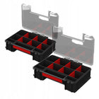 Qbrick system TWO organizer multi z przegródkami skrzynka narzędziowa x2 skrzynka do przenoszenia 25.7 cm