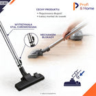 Rura do odkurzacza zelmer wszystkie modele / electrolux easygo clean 32mm teleskopowa, wysuwana, zamiennik, długość 92