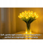 Lampa z sztucznego kwiatu Tulipana Łatwa w pielęgnacji Miękkie światło dekoracja florystyczna, ozdoba do wnętrz