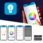 Plafon LED lampa RGB sufitowa głośnik bluetooth pilot aplikacja barw CCT oświetlenie do salonu, sypialni i pokoju