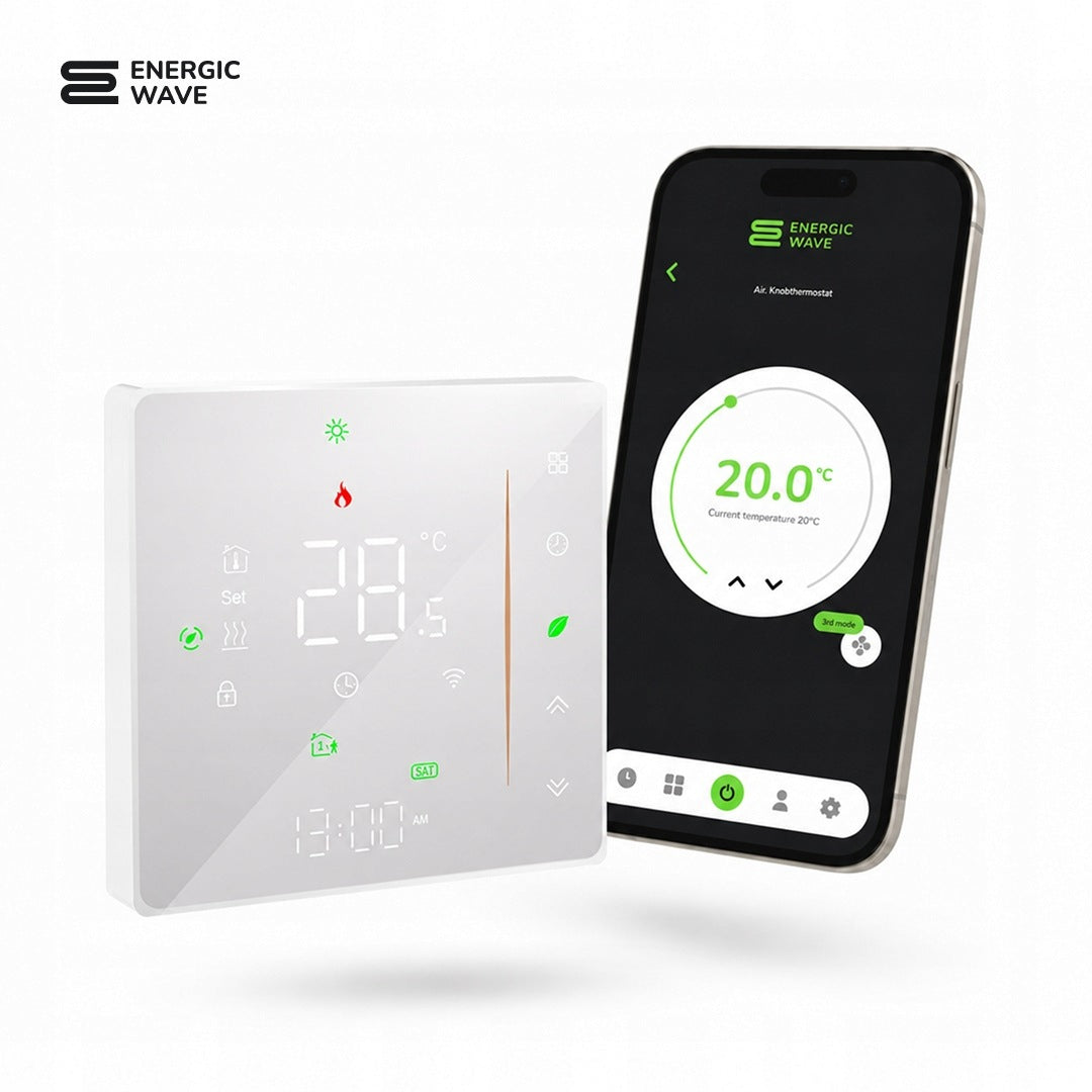Termostat Pokojowy wifi Programowalny Ogrzewanie Podłogowe Elektryczne 16A regulator temperatury bezprzewodowy