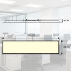 Panel LED natynkowy plafon Lampa sufitowa 30W+4W 100x25cm biały+Tylna RGB prostokątna oprawa z wbudowanym źródłem