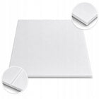 Kasetony sufitowe gładki panel ścienny białe bez wzoru 0814 sufit ściana 8x płyty z polistyrenu 50x50 cm matowe do