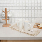 2x Duży Kubek XXL 630 ml Do Kawy Herbaty Wilmax Biały Porcelanowy Wysoki bez wzoru, nadaje się do zmywarki