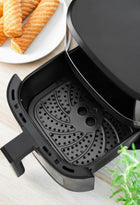 Frytkownica beztłuszczowa duża 5l AIR fryer frytownica mocna 1500W mozano czarny