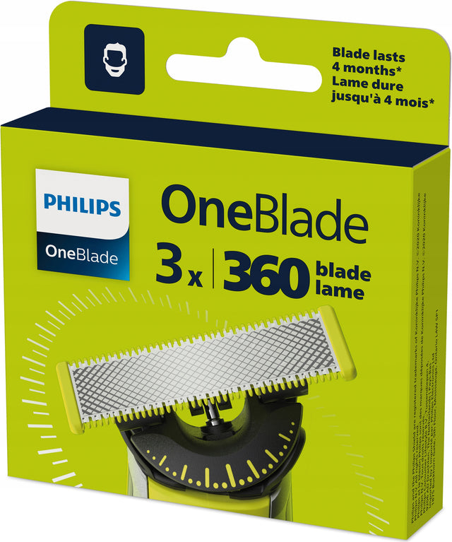 Ostrza golarki philips OneBlade 360 QP430/50 ostrze zielony golarka