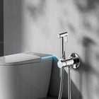 Dewinner bateria bidetowa podtynkowa chromowany termostat ścienny kran do bidetu, armatura sanitarna łazienkowa