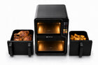 Frytkownica beztłuszczowa pionowa dwukomorowa AIR fryer pionowy 12l 2800W czarny