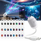 Holograficzny projektor nocny z 24 slajdami HD obrót o 360° lampka do pokoju dziecka, dekoracyjne oświetlenie