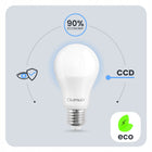 6x Żarówka LED E27 A60 10W = 75W 1100lm 4000K 260° lumiled NIE mruga źródło światła do lamp, neutralna biel, zamiennik