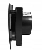 Wentylator łazienkowy timer nortada hokuro URO BP-100 T czarny wyciągowy do WC, kanałowy 100 mm, cichy system