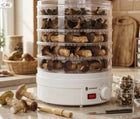 Suszarka do grzybów i owoców duża do warzyw ziół mięs mocna wydajna dehydrator żywności 600 w 5 sit regulacja