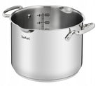 Garnek z pokrywą wysoki TEFAL Duetto 22cm indukcja 22 cm 6.1 l /Wzór stal nierdzewna