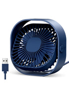Wentylator mini TOPK Mini wentylator biurkowy TOPK ( USB ) niebieski wiatraczek do laptopa, do pracy i nauki