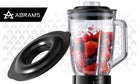 Blender kielichowy szklany 1,5l mikser do smoothie koktajli ostrza tytanowe