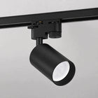 Zestaw Szynoprzewód Szyna 1m + 4x Lampa GU10 LED Oświetlenie szynowe czarny system sufitowy do salonu, kuchni i