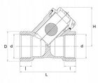 FILTR DO WODY SIATKOWY GOSHE 1 CAL STANDARD