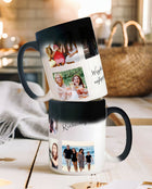 MAGICZNY FOTO KUBEK ZMIENIAJĄCY KOLOR Z TWOIM WŁASNYM NADRUKIEM NA PREZENT ceramiczny 330 ml ze zdjęciem lub imieniem