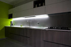 Oświetlenie LED podszafkowe kątowe do 200cm włącznik + dotykowy ściemniacz lampka meblowa do kuchni, 1 m, 12 V DC
