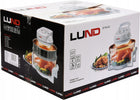 Kombiwar halogenowy multicooker duży 17l 1400W biały + akcesoria lund 17 l 1400 w