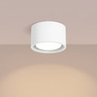 Sollux Lighting Plafon modo 1 biały Gx53 okrągła oprawa sufitowa bez żarówki, do salonu i sypialni