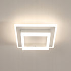 Lampa Sufitowa LED Plafon Kwadratowy Biały Nowoczesny 24W 4500K oprawa z wbudowanym źródłem światła, neutralna barwa