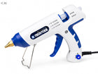 PISTOLET DO KLEJU NA GORĄCO 150W 220°C + KLEJE 11MM + ETUI Z REGULACJĄ TEMP klejarka elektryczna do rękodzieła, napraw
